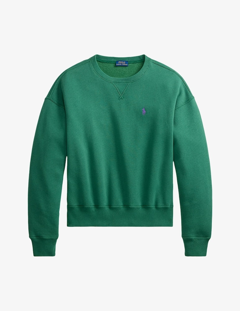 Felpa girocollo in maglia 211978306 515 RALPH LAUREN 