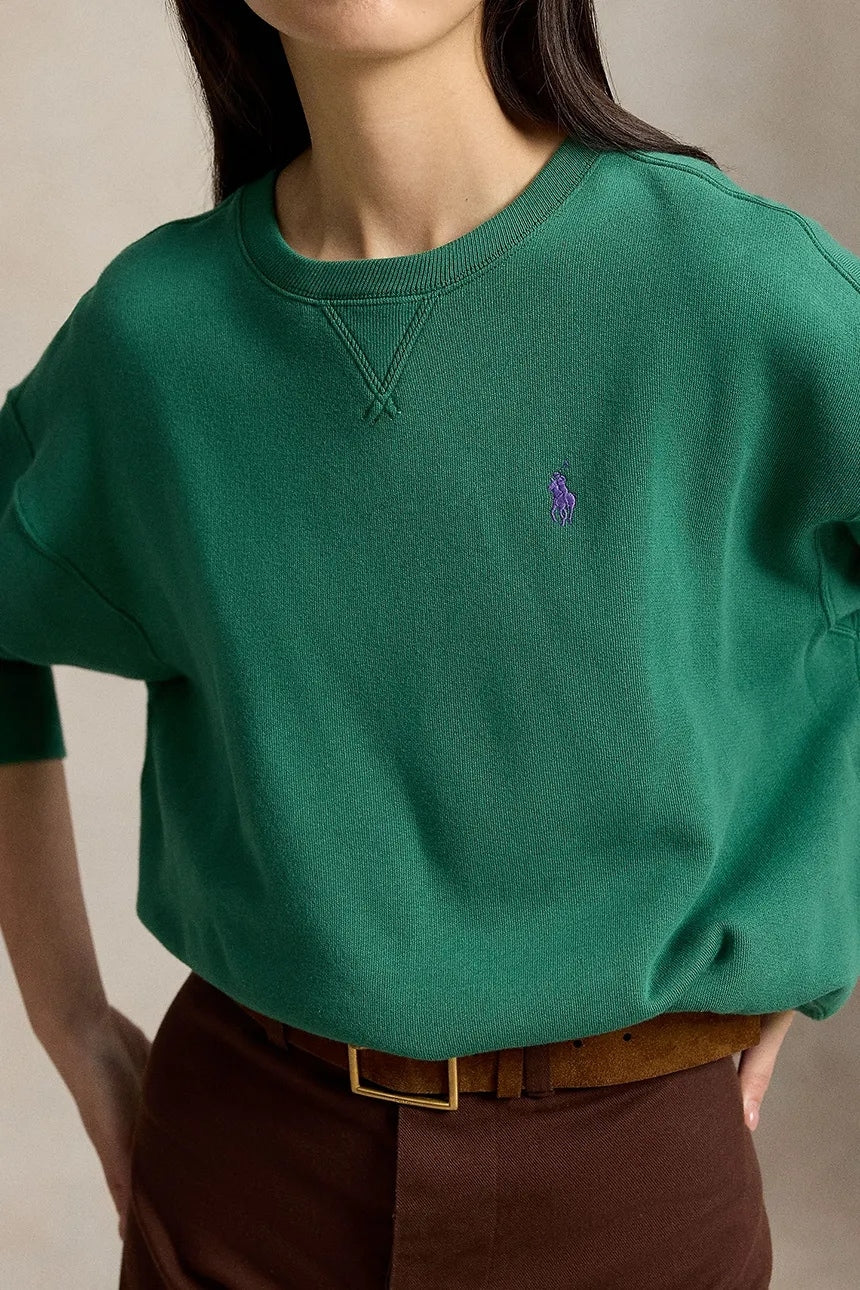 Felpa girocollo in maglia 211978306 515 RALPH LAUREN 