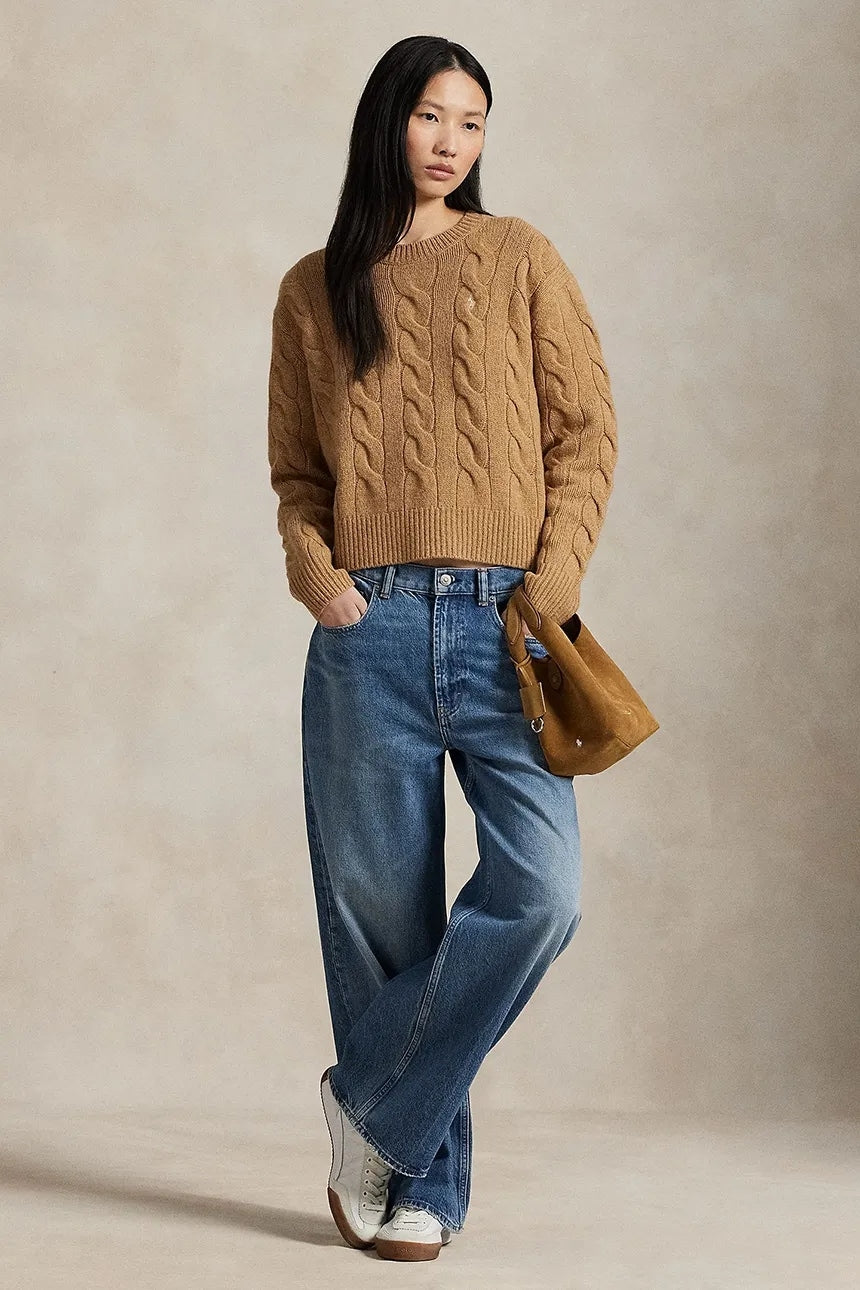 Maglione da donna in lana 211A91216 005 RALPH LAUREN 