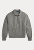 Maglione da donna in lana stile polo