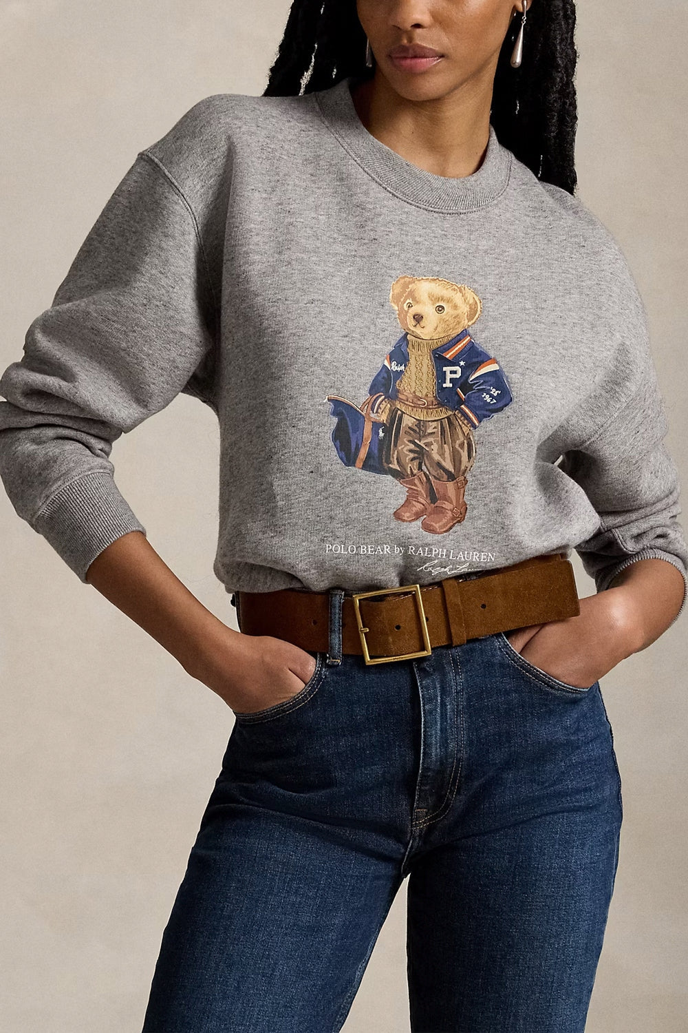POLO RALPH LAUREN Felpa Polo Bear a girocollo 211B17788 001 RALPH LAUREN 