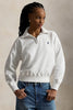 Felpa da donnamezza zip in  cotone