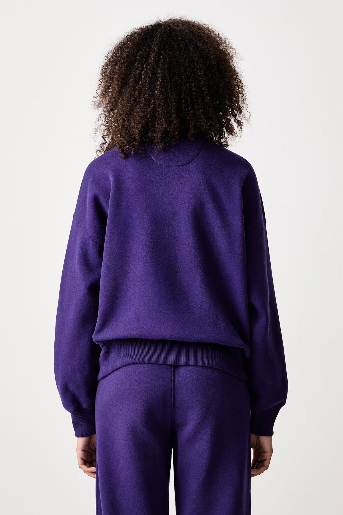 Felpa da donna mezza zip in cotone<BR/> 211B18685 015 RALPH LAUREN 