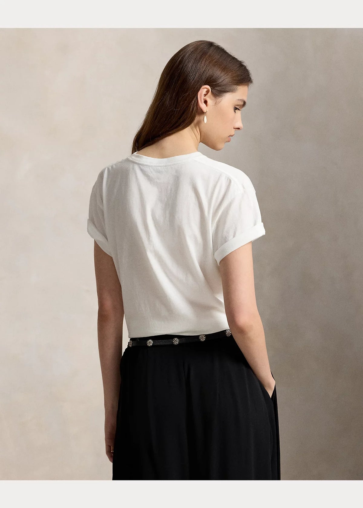 Maglietta in jersey di cotone con orsetto polo per le vacanze 211B23858 001 RALPH LAUREN 