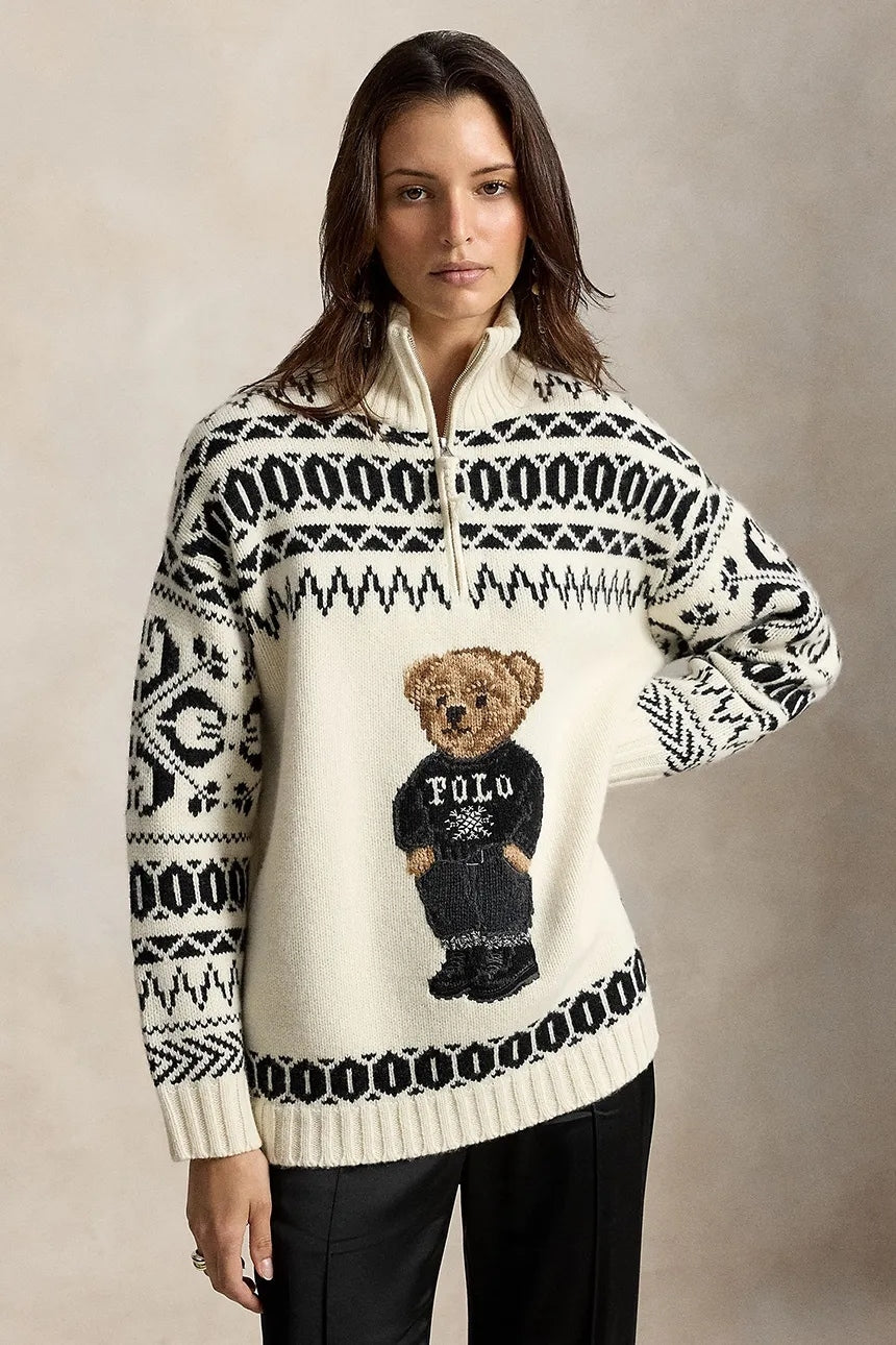 Maglia Ski Polo Bear Polo Ralph Lauren<BR/> 211B23908 001 RALPH LAUREN 