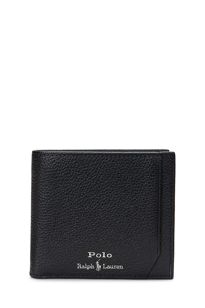 Portafoglio da uomo in pelle<BR/> 405963225 001 RALPH LAUREN 