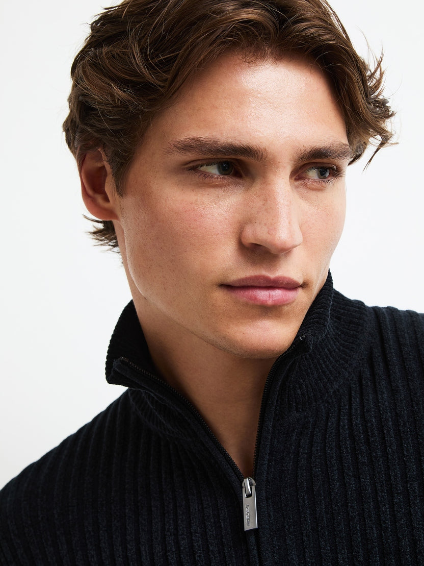 Velvet Rave Full Zip Knit<BR/> W26139 11 RRD 
