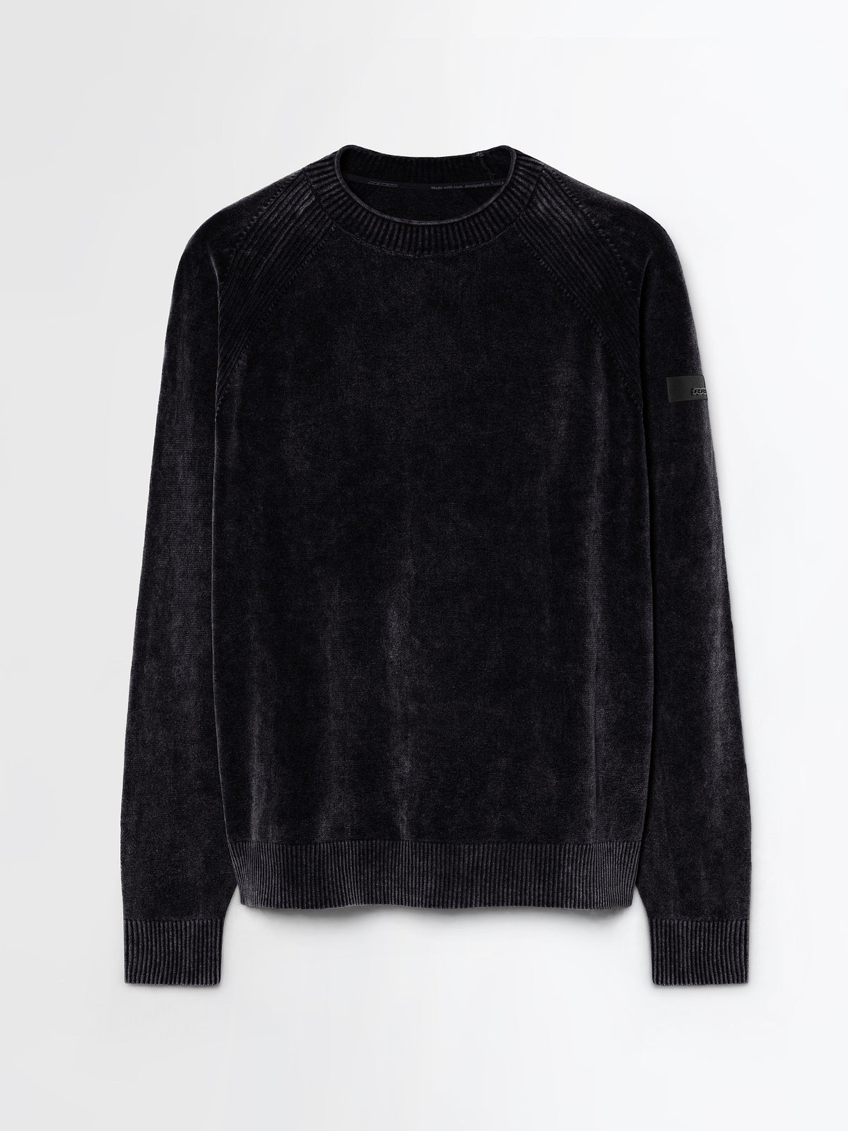 Velvet Techno Wash Round Knit<BR/> W26153 60 RRD 