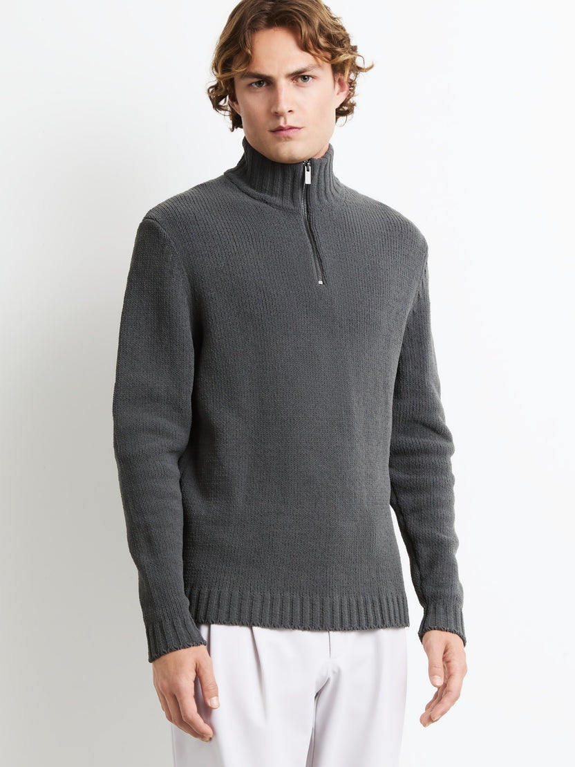 Cinematt Half Zip Knit<BR/> W26162 12 RRD 