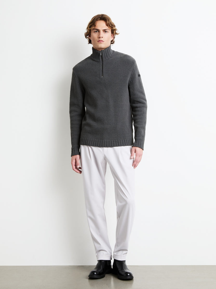 Cinematt Half Zip Knit<BR/> W26162 12 RRD 