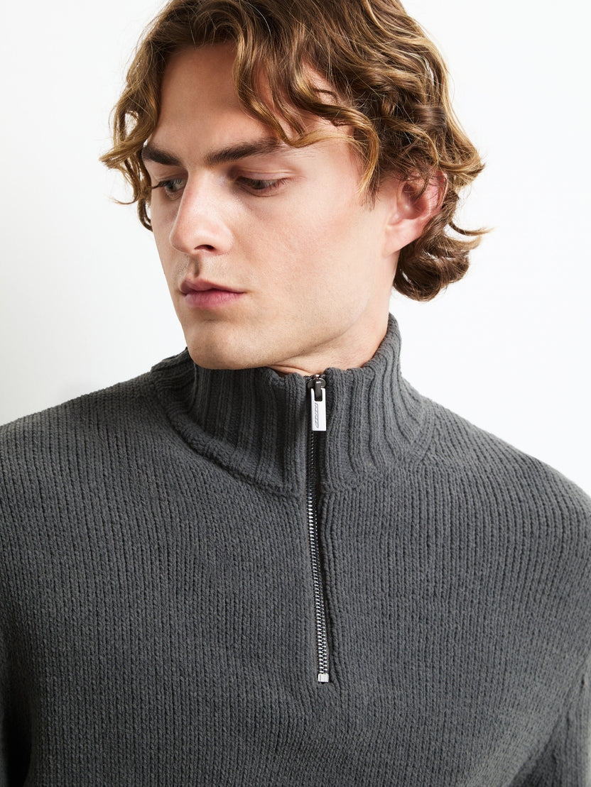 Cinematt Half Zip Knit<BR/> W26162 12 RRD 
