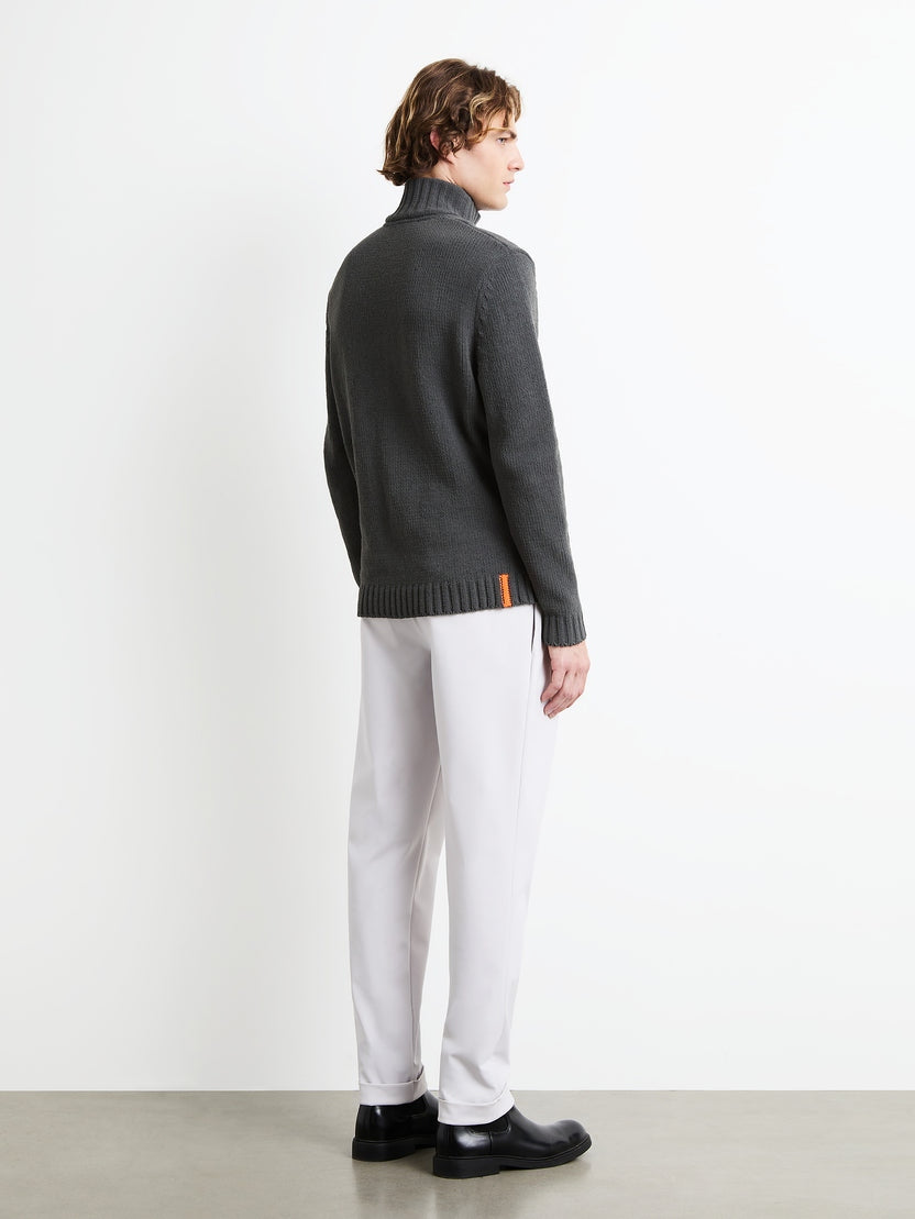 Cinematt Half Zip Knit<BR/> W26162 12 RRD 