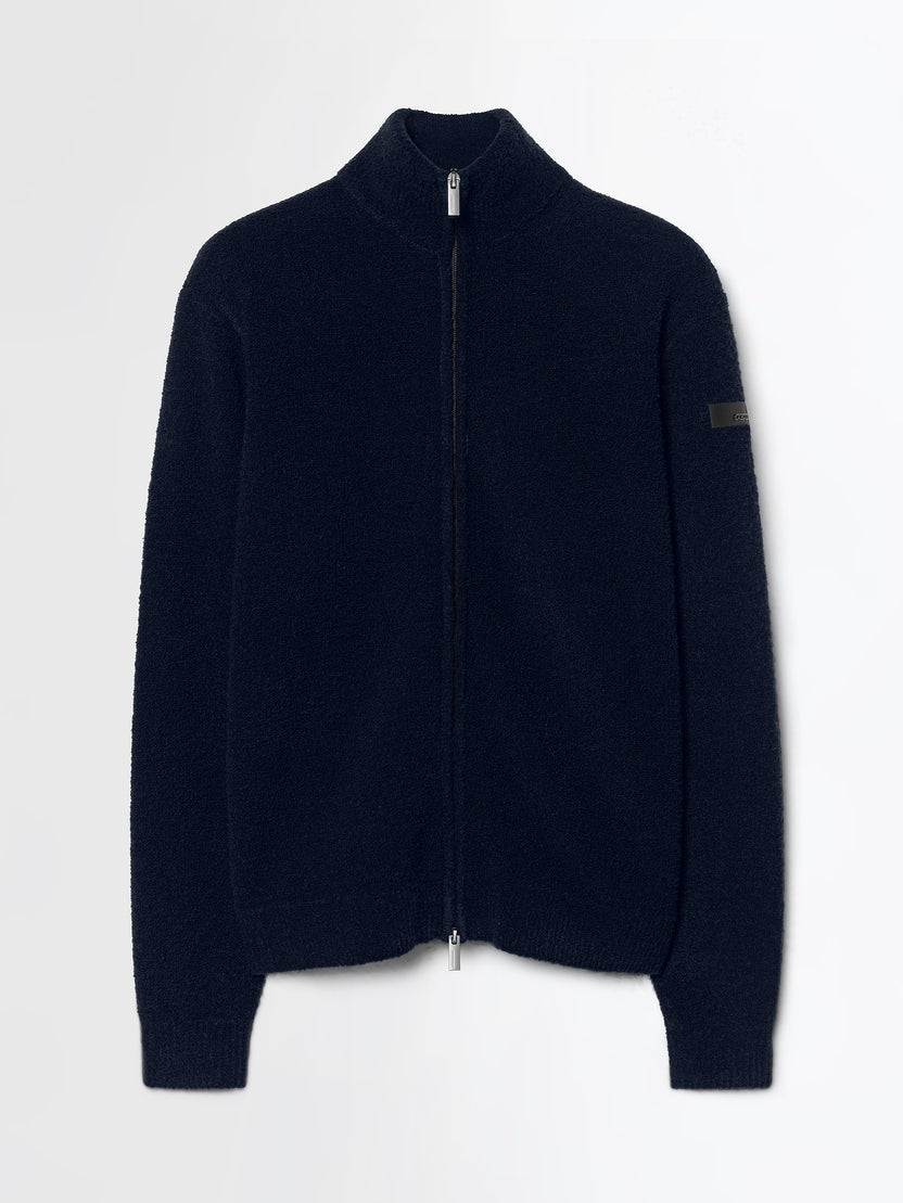 Bouclè Full Zip Knit<BR/> W26164 60 RRD 