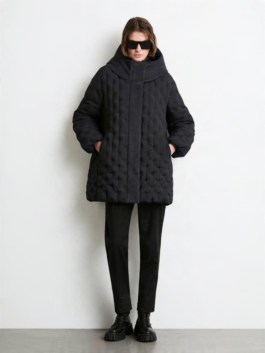 Dot Parka Over Wom Jkt<BR/> W26539 10 RRD 