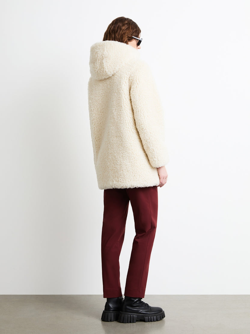Lamb Hood Wom Jkt<BR/> W26571 85 RRD 