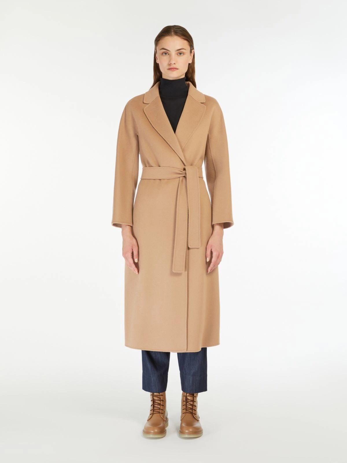 'S MAX MARA Cappotto midi in drap di lana ESTURIA 045 S MAX MARA 