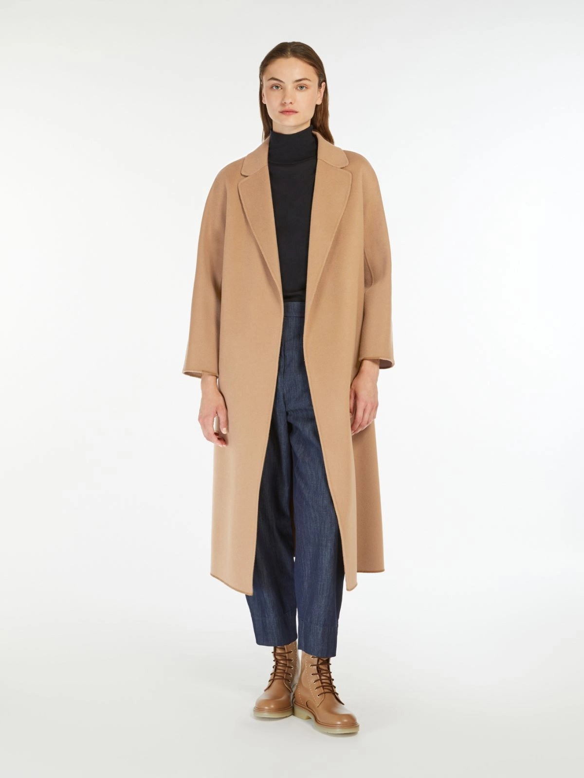 'S MAX MARA Cappotto midi in drap di lana ESTURIA 045 S MAX MARA 