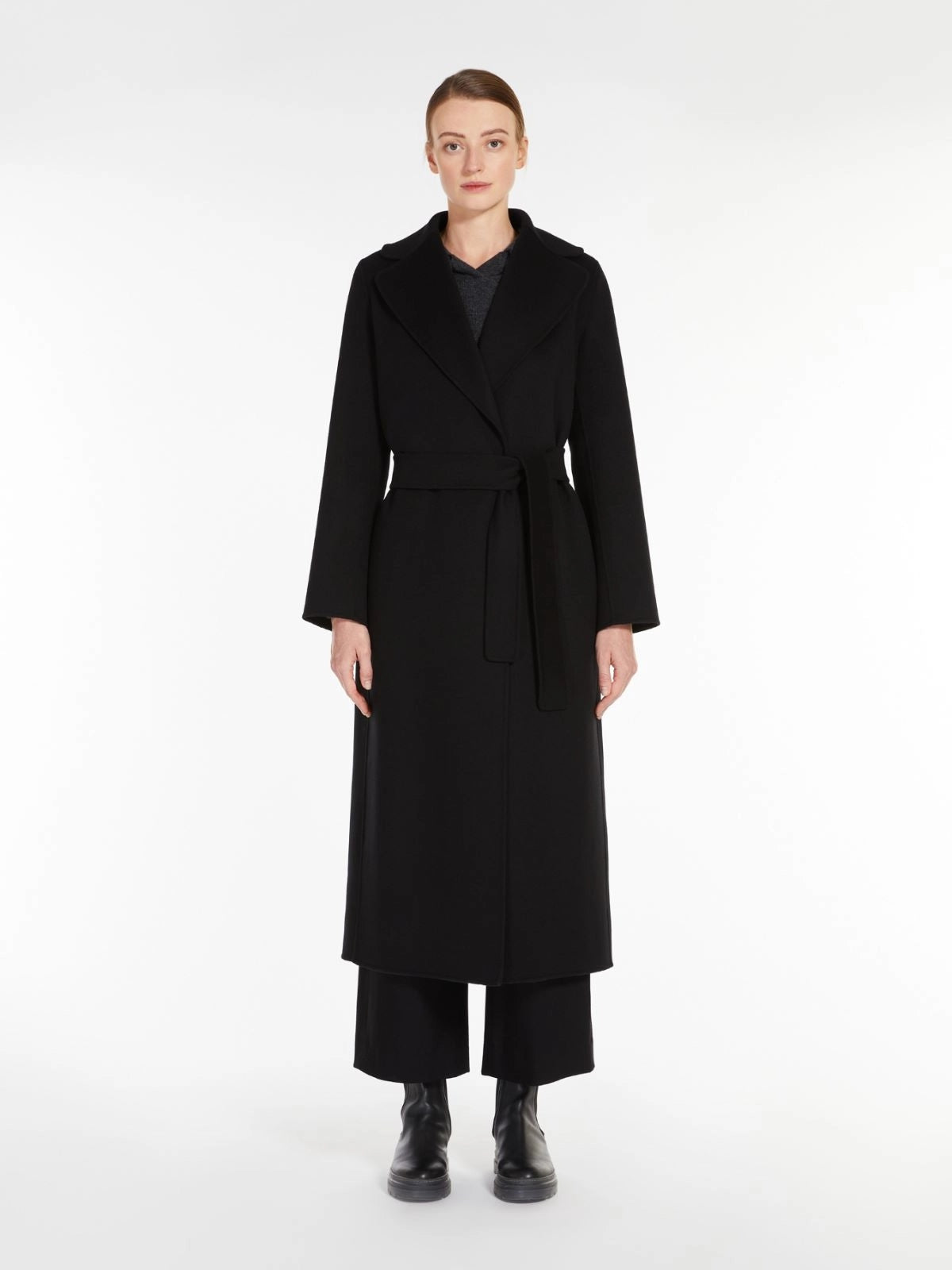 'S MAX MARA Cappotto a vestaglia in drap di lana POLDO 013 S MAX MARA 