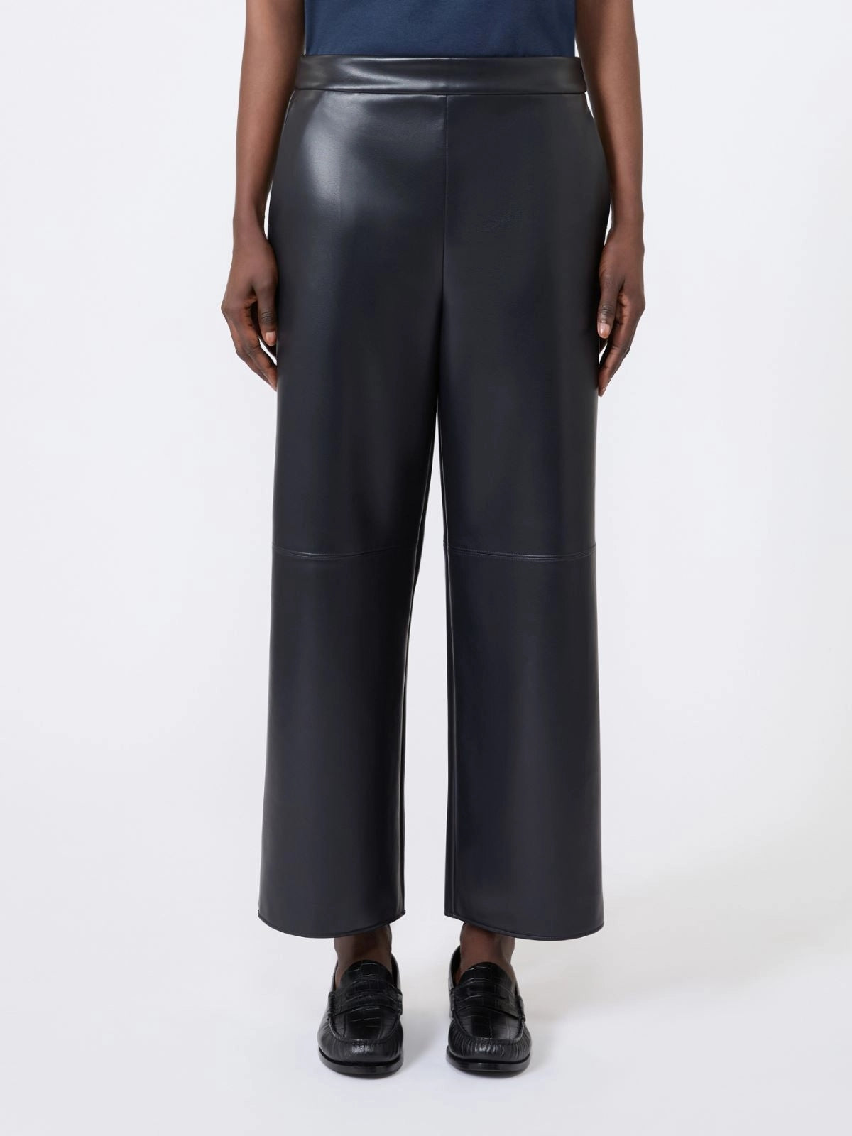 'S MAX MARA Pantalone in jersey spalmato SMMAMATI 004 S MAX MARA 