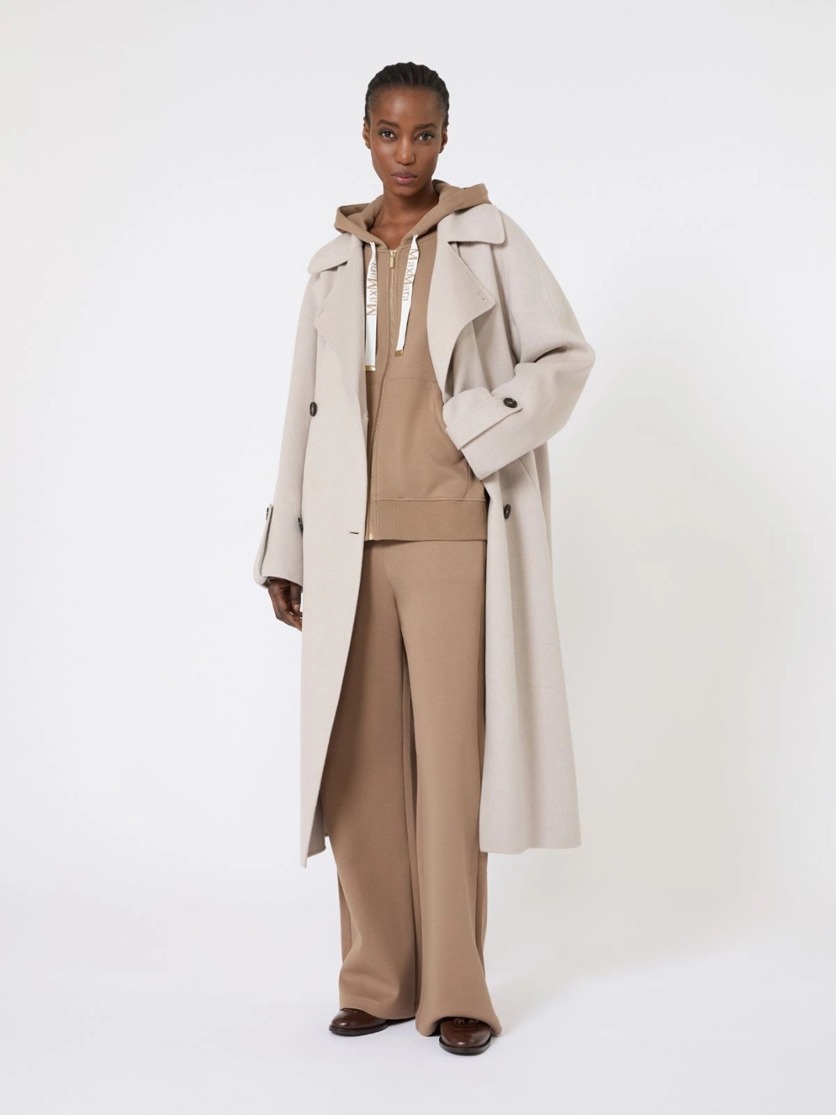 'S MAX MARA Pantalone ampio in jersey double SMMBALI 006 S MAX MARA 