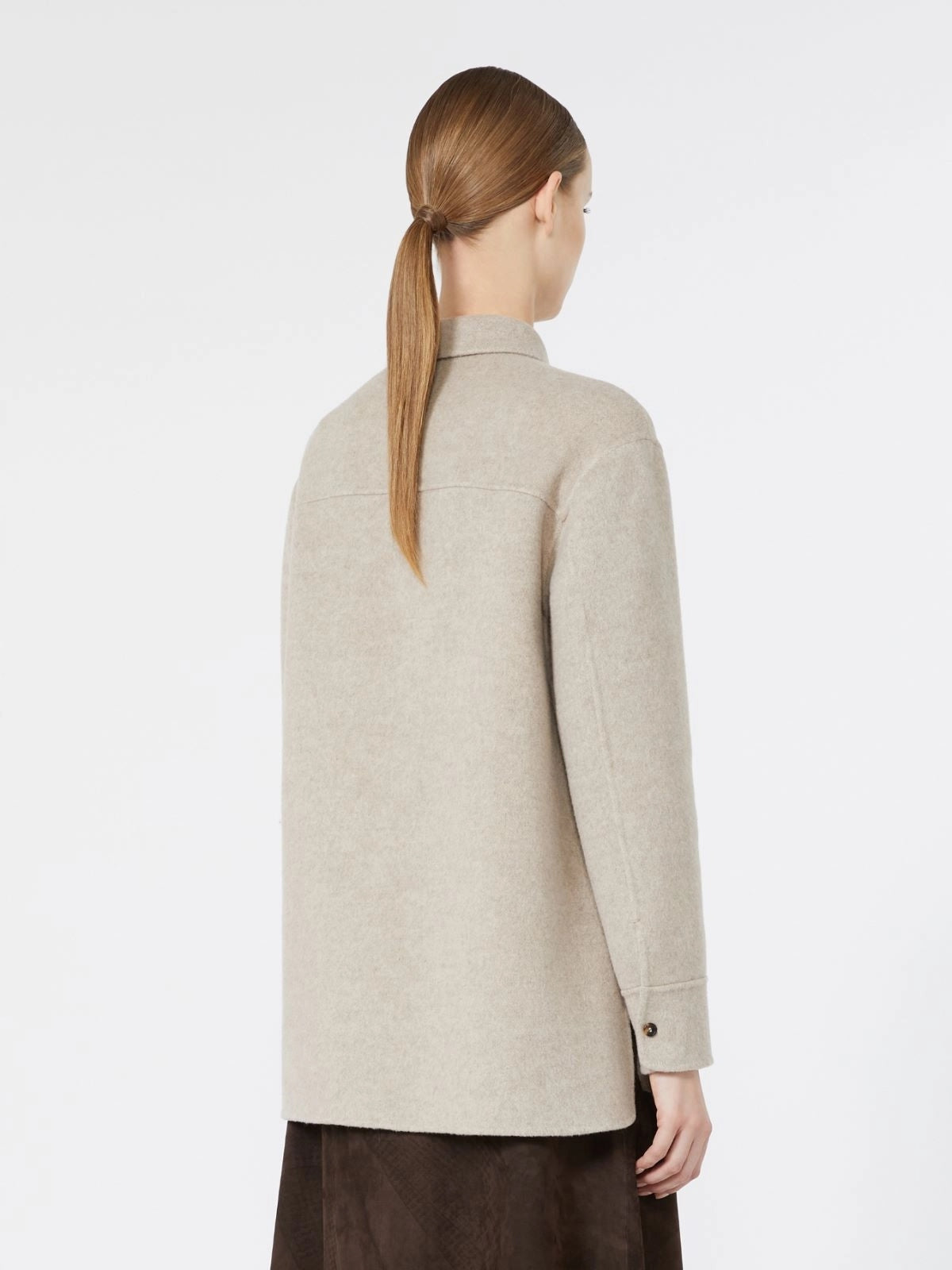 'S MAX MARA Giacca in drap di lana e cashmere SMMCOBALTO 001 S MAX MARA 