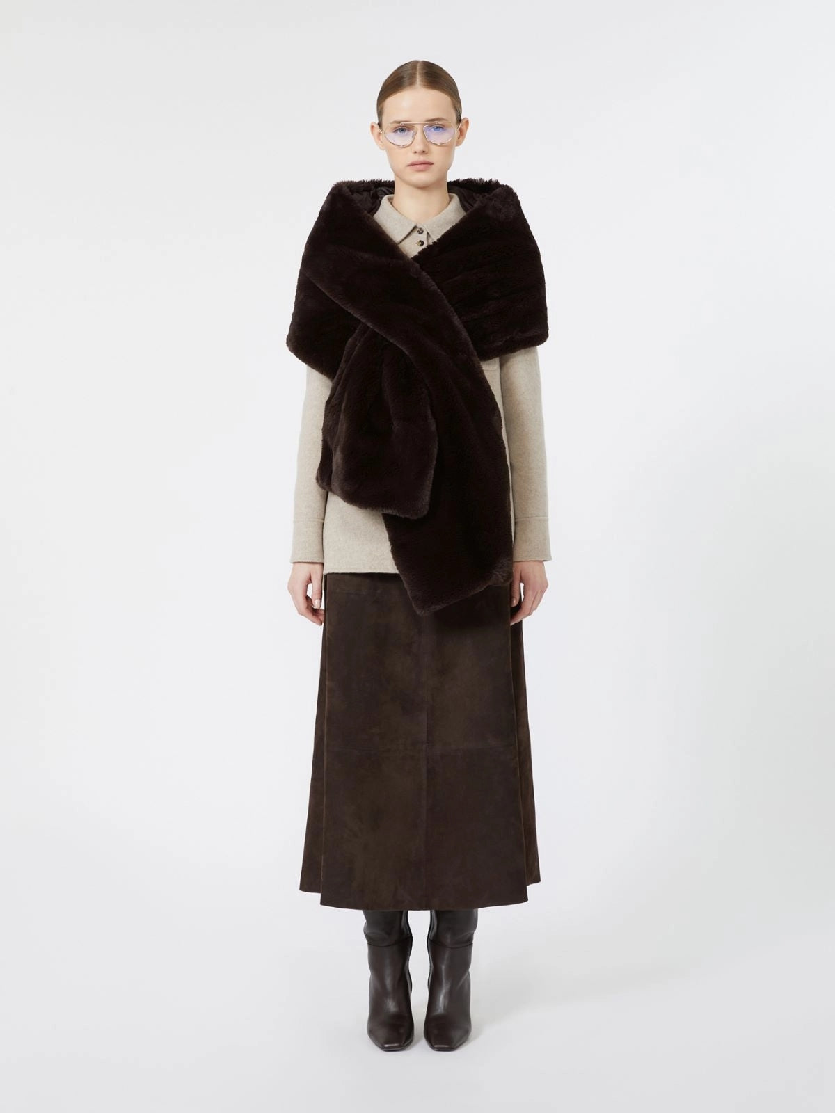 'S MAX MARA Giacca in drap di lana e cashmere SMMCOBALTO 001 S MAX MARA 