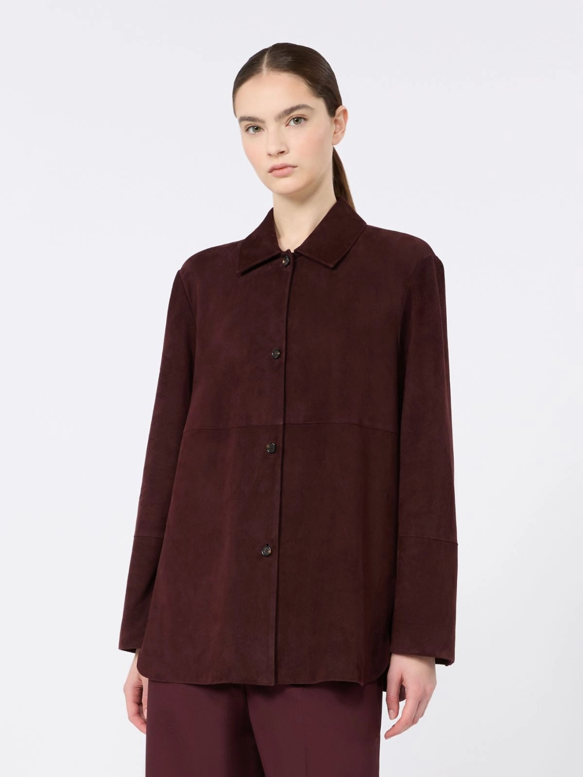 S MAX MARA Giacca in pelle scamosciata SMMGOCCE 003 S MAX MARA 
