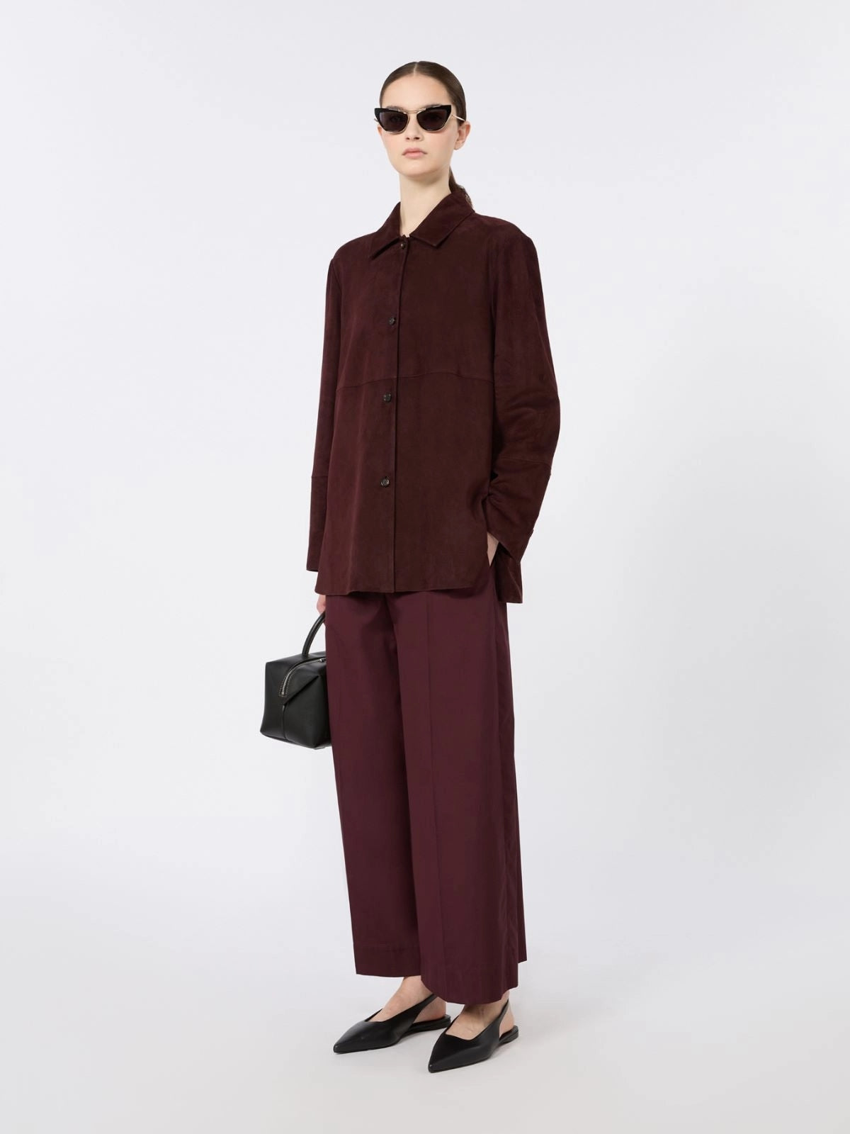 S MAX MARA Giacca in pelle scamosciata SMMGOCCE 003 S MAX MARA 