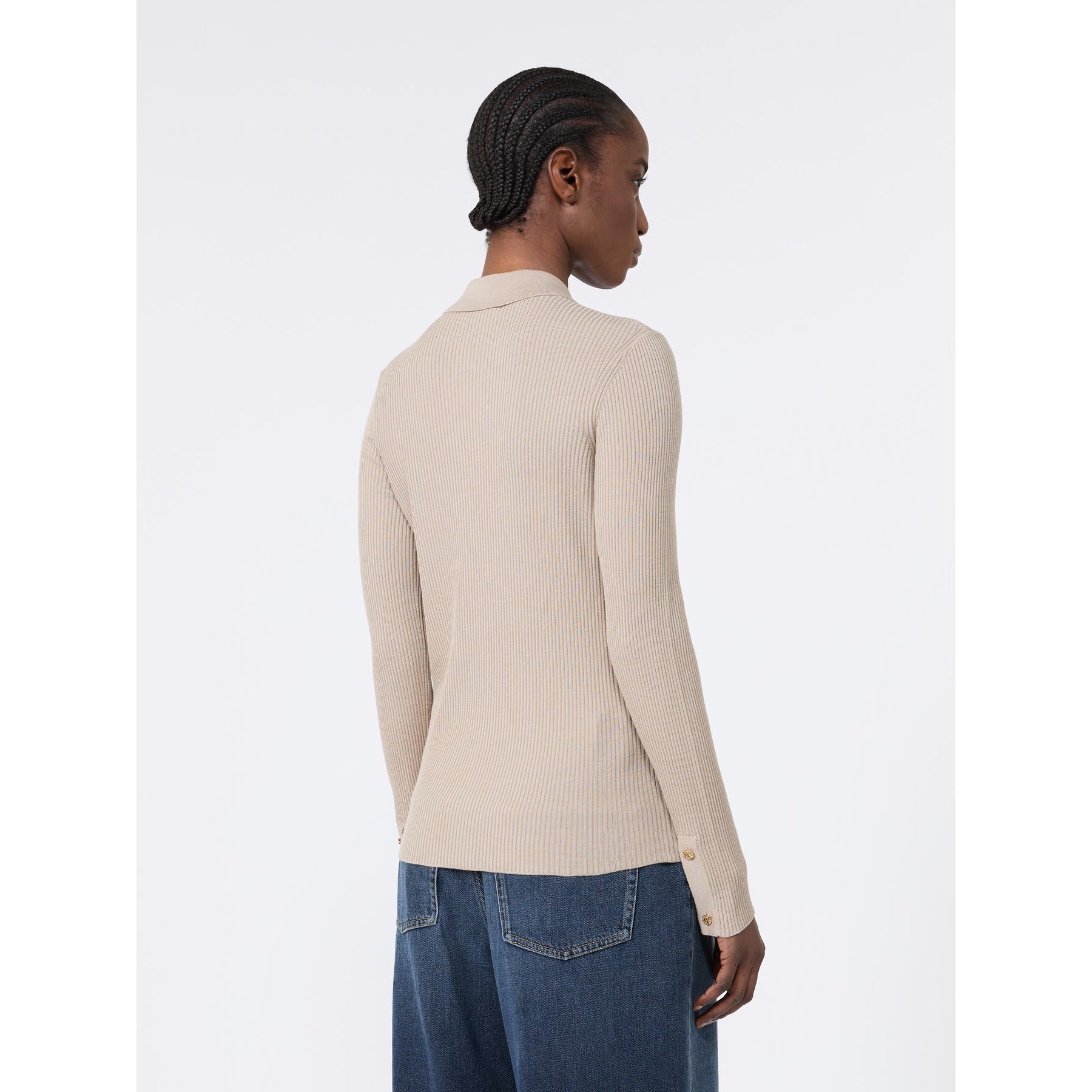 'S MAX MARA Cardigan in pura lana SMMLIMONE 001 S MAX MARA 