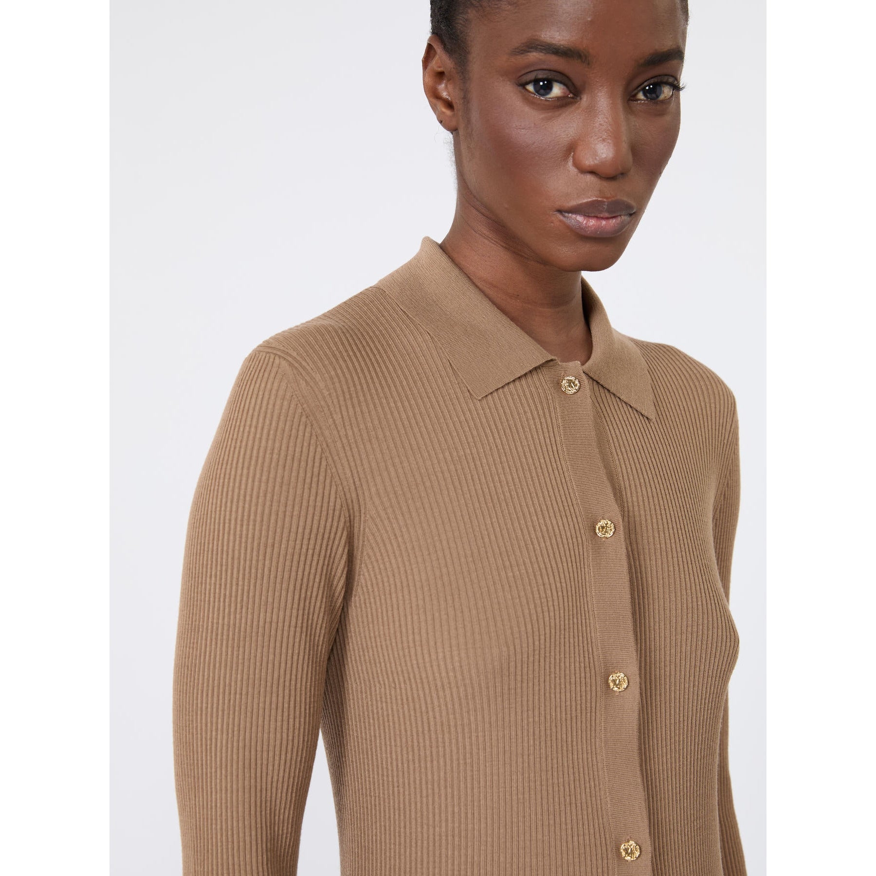 'S MAX MARA Cardigan in pura lana SMMLIMONE 004 S MAX MARA 