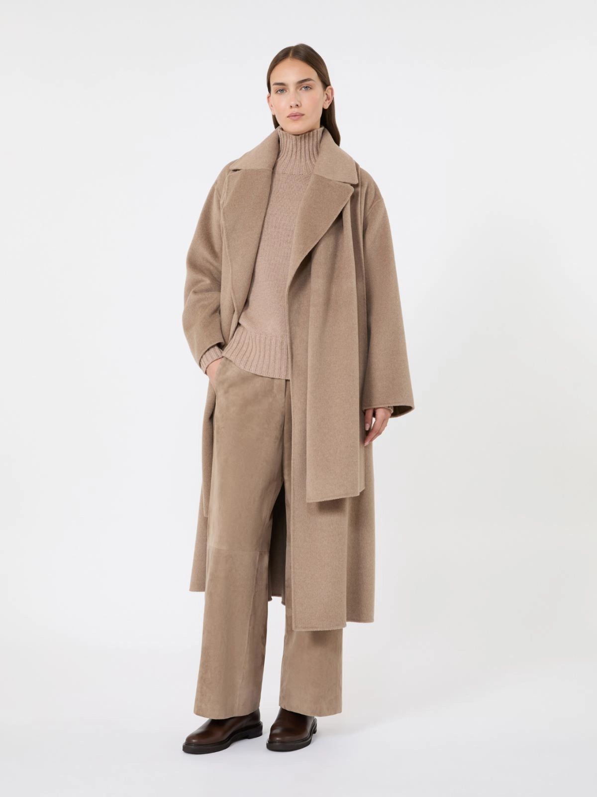 'S MAX MARA Dolcevita in filato di lana e cachemire SMMMANTOVA 005 S MAX MARA 