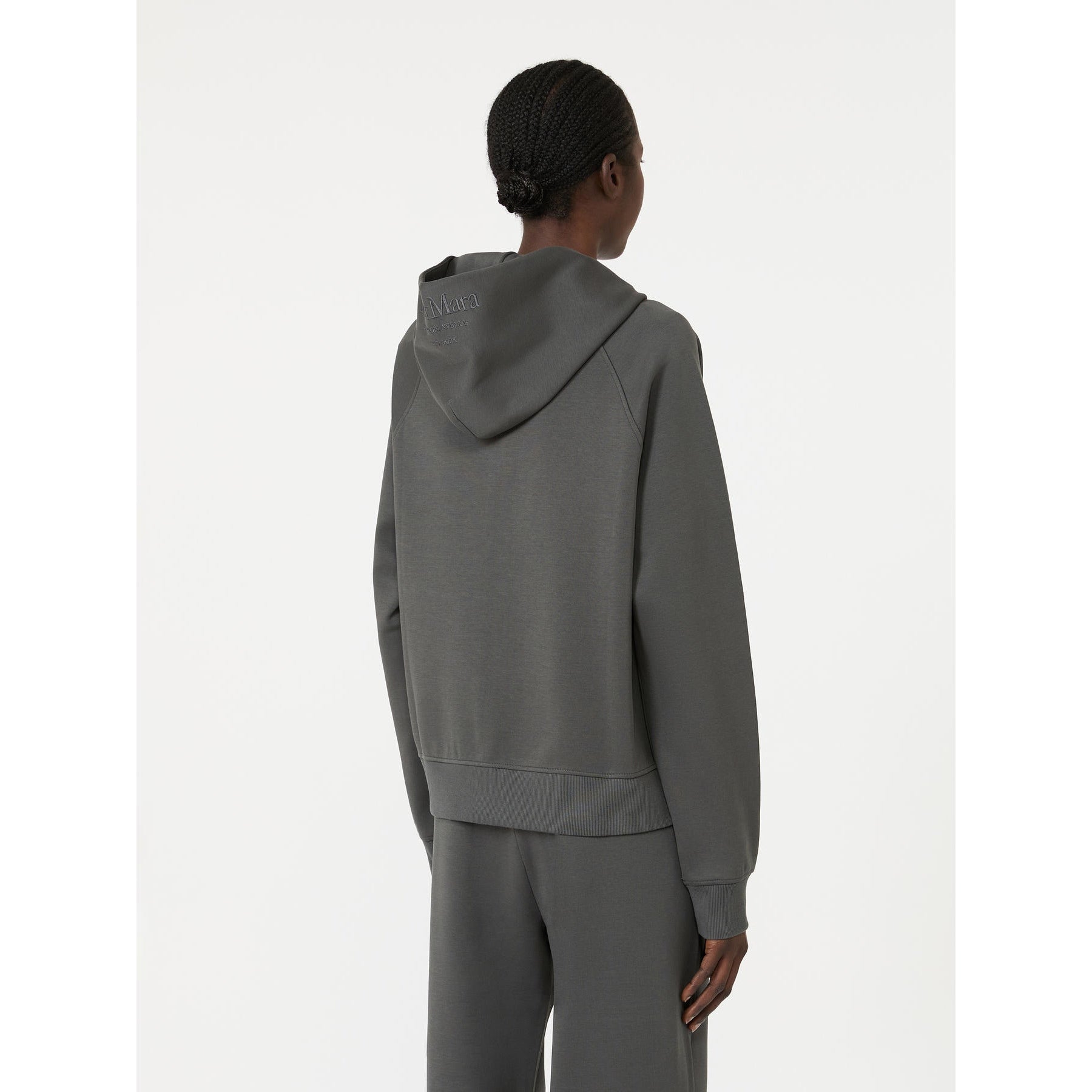 'S MAX MARA Felpa in misto cotone con cappuccio SMMMAREA 002 S MAX MARA 