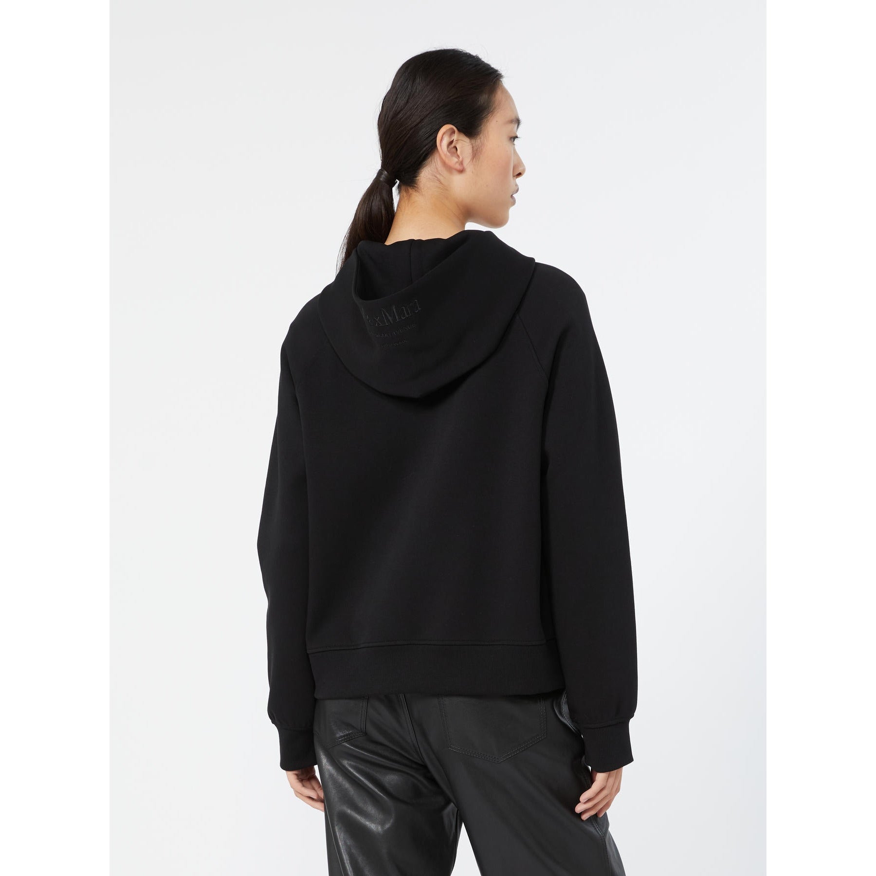 'S MAX MARA Felpa in misto cotone con cappuccio SMMMAREA 005 S MAX MARA 
