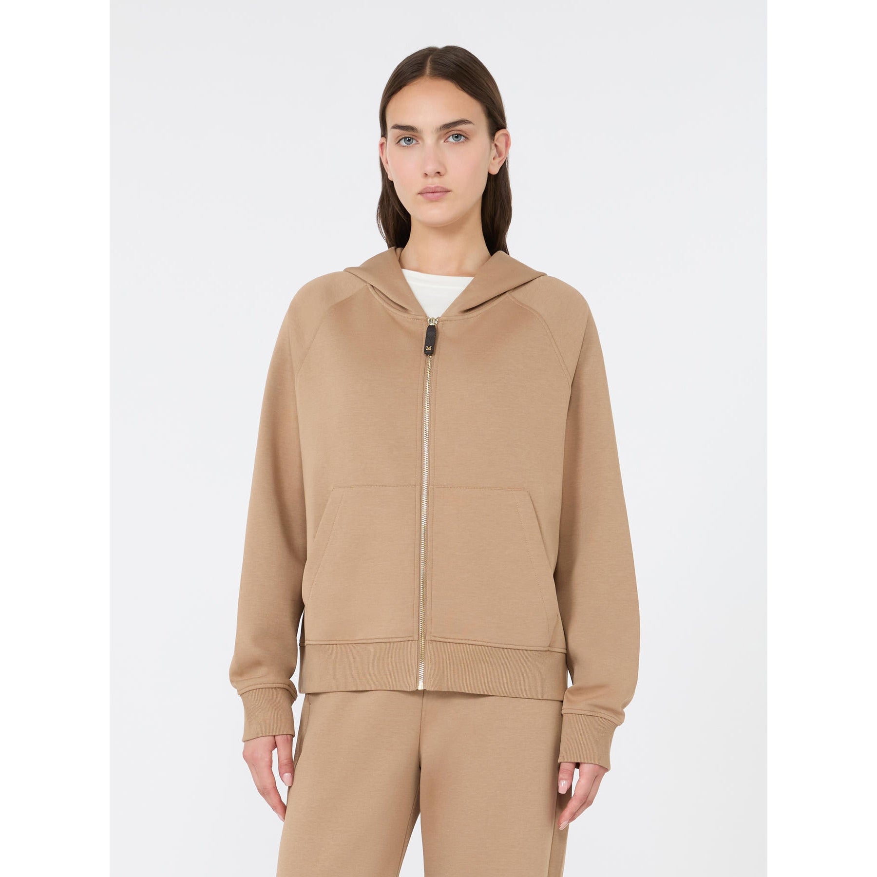 'S MAX MARA Felpa in misto cotone con cappuccio SMMMAREA 006 S MAX MARA 