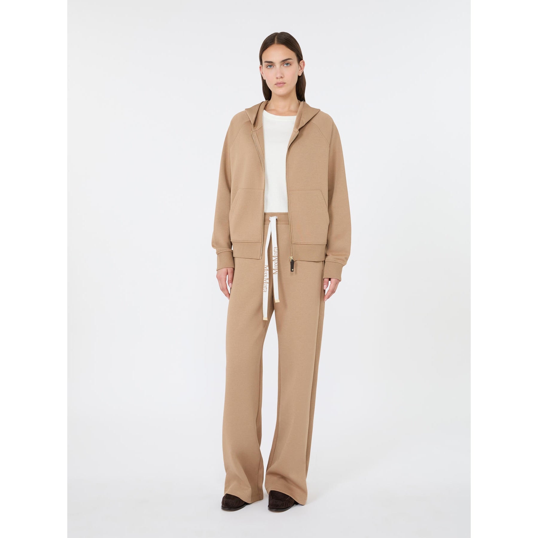 'S MAX MARA Felpa in misto cotone con cappuccio SMMMAREA 006 S MAX MARA 