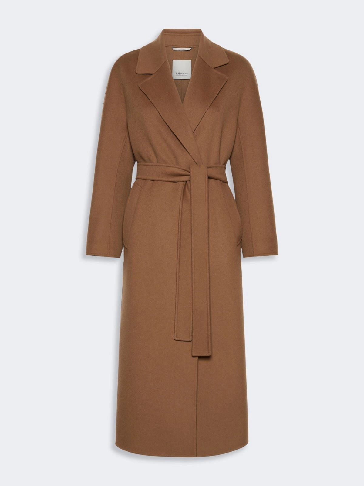 'S MAX MARA Cappotto lungo a vestaglia in drap di lana SMMPENELOPE 041 S MAX MARA 