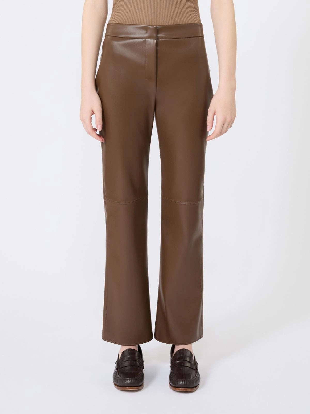 'S MAX MARA Pantalone slim fit in jersey spalmato SMMSUBLIME 002 S MAX MARA 