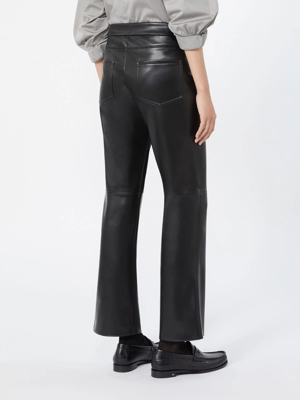 'S MAX MARA Pantalone slim fit in jersey spalmato SMMSUBLIME 006 S MAX MARA 