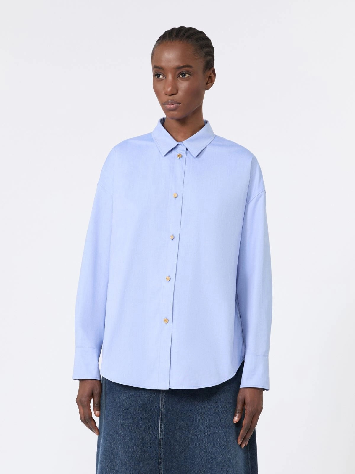 'S MAX MARA Camicia in Oxford di cotone SMMVOLONTA 001 S MAX MARA 