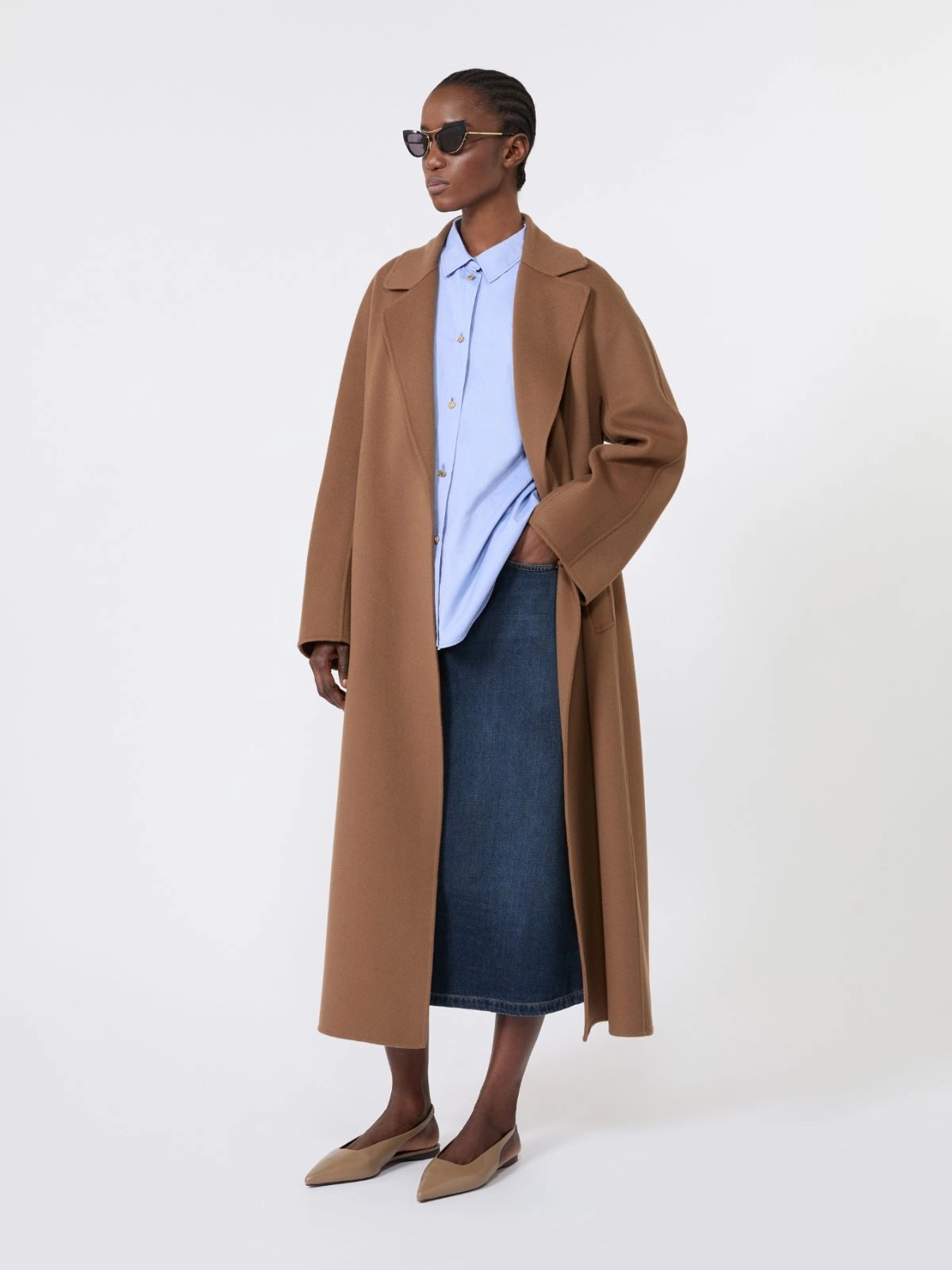 'S MAX MARA Camicia in Oxford di cotone SMMVOLONTA 001 S MAX MARA 