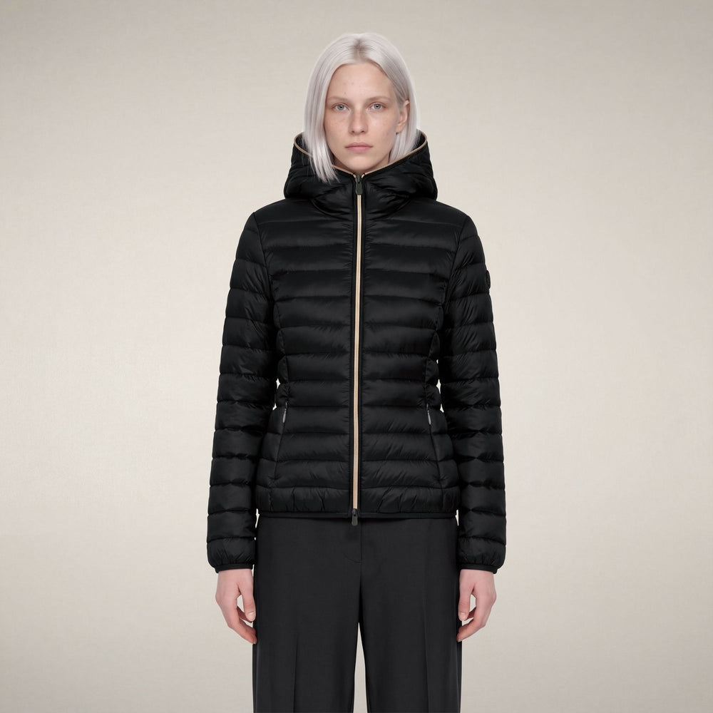 Piumino donna mod. Alexis nero<BR/> D33620W 10000 SAVE THE DUCK 