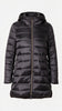 SAVE THE DUCK - PIUMINO DONNA MORO CON INSERTO IN ECOPELLICCIA