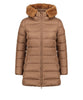 SAVE THE DUCK - PIUMINO DONNA MORO CON INSERTO IN ECOPELLICCIA