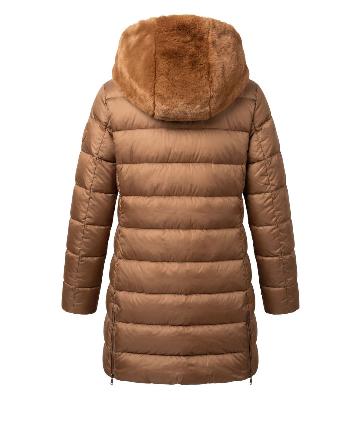 SAVE THE DUCK - PIUMINO DONNA MORO CON INSERTO IN ECOPELLICCIA<BR/> D40280W 40054 SAVE THE DUCK 