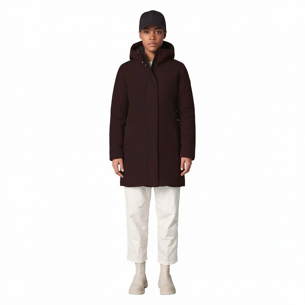 PIUMINO LUNGO SAVE THE DUCK CON CAPPUCCIO LEYLA<BR/> D45430W 40009 SAVE THE DUCK 