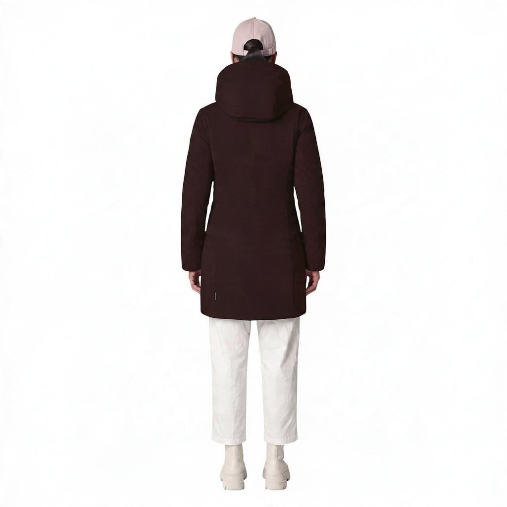 PIUMINO LUNGO SAVE THE DUCK CON CAPPUCCIO LEYLA<BR/> D45430W 40009 SAVE THE DUCK 