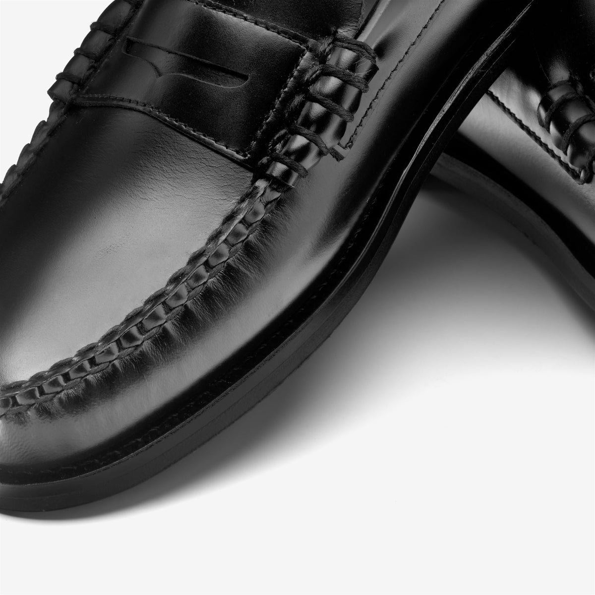 Mocassino Sebago senza lacci in pelle nero da donna 7001530 BLACK SEBAGO 