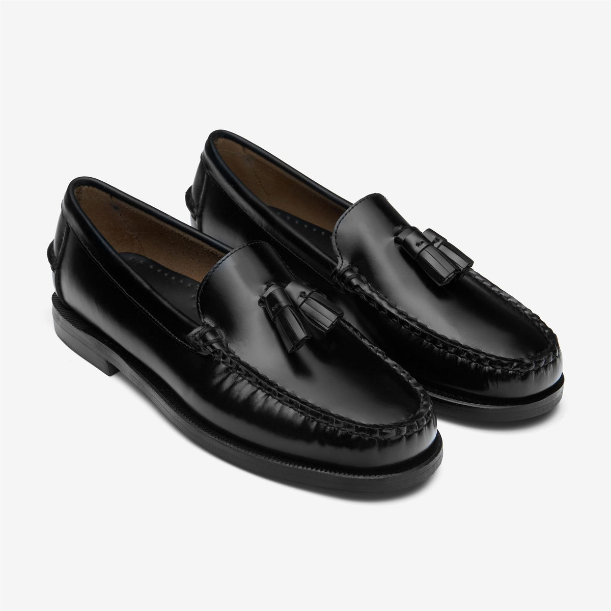 CLASSIC WILL WOMAN<BR/>Mocassino Sebago  in pelle nero da donna 7001560 BLACK SEBAGO 