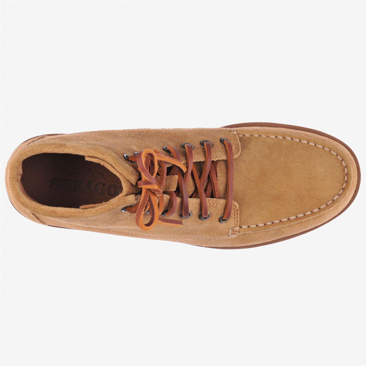 TALA MID SUEDE<BR/>Mocassino Sebago  in camoscio beige da uomo 76111SW BEIGE SEBAGO 