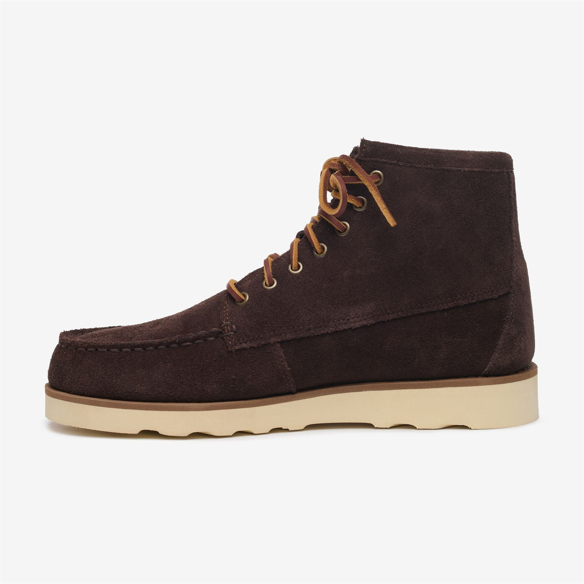 TALA MID SUEDE<BR/>Mocassino Sebago in camoscio marrone da uomo 76111SW DARK BROWN SEBAGO 